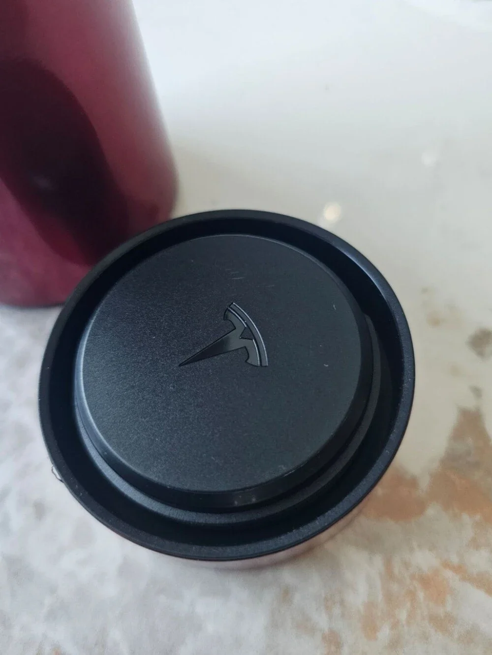 Tesla vessel ultra red water bottle